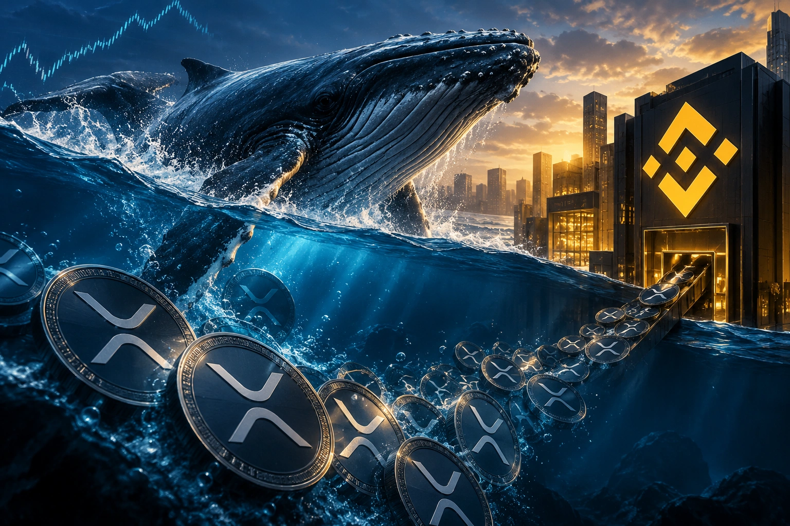 XRP balinalarının Binance’e gönderdiği token miktarı altı ayın en yüksek