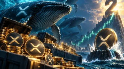 XRP balinaları yalnızca 96 saatte yaklaşık 1,54 milyar token topladı.