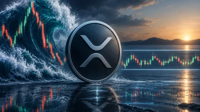 XRP fiyatında volatilite hızla düşerken Bollinger Bantları daralıyor. Geçmiş döngüler,