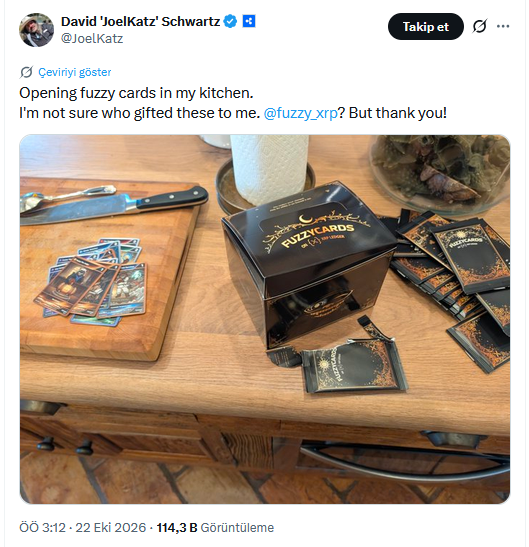 David Schwartz'ın X Paylaşımı