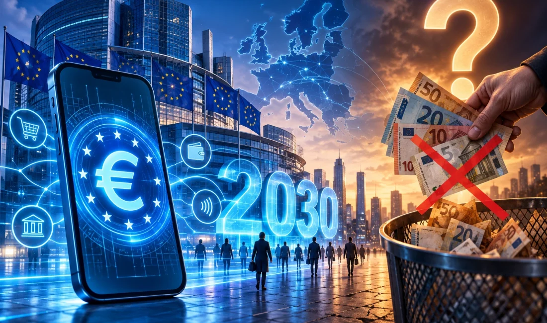 Dijital euronun 2030’a kadar nakit paranın yerini alacağı iddiası sosyal