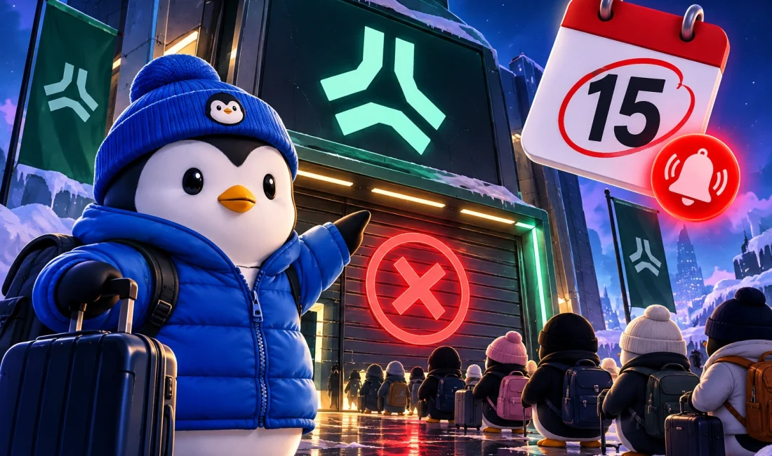 Pudgy Penguins Destekli Abstract Kapanıyor: Kullanıcılara 15 Aralık Uyarısı Ethereum Layer-2 ağı Abstract, beklenen büyümeyi ve sürdürülebilir gelir modelini