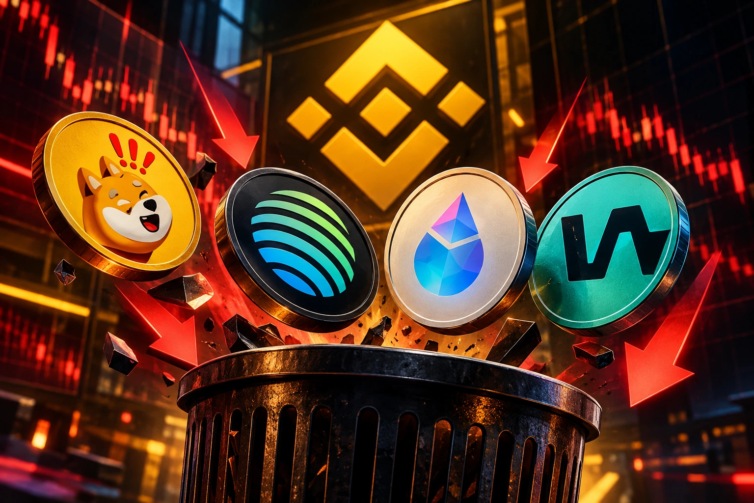 Binance Altcoin İşlem Çiftlerini Delist Ediyor