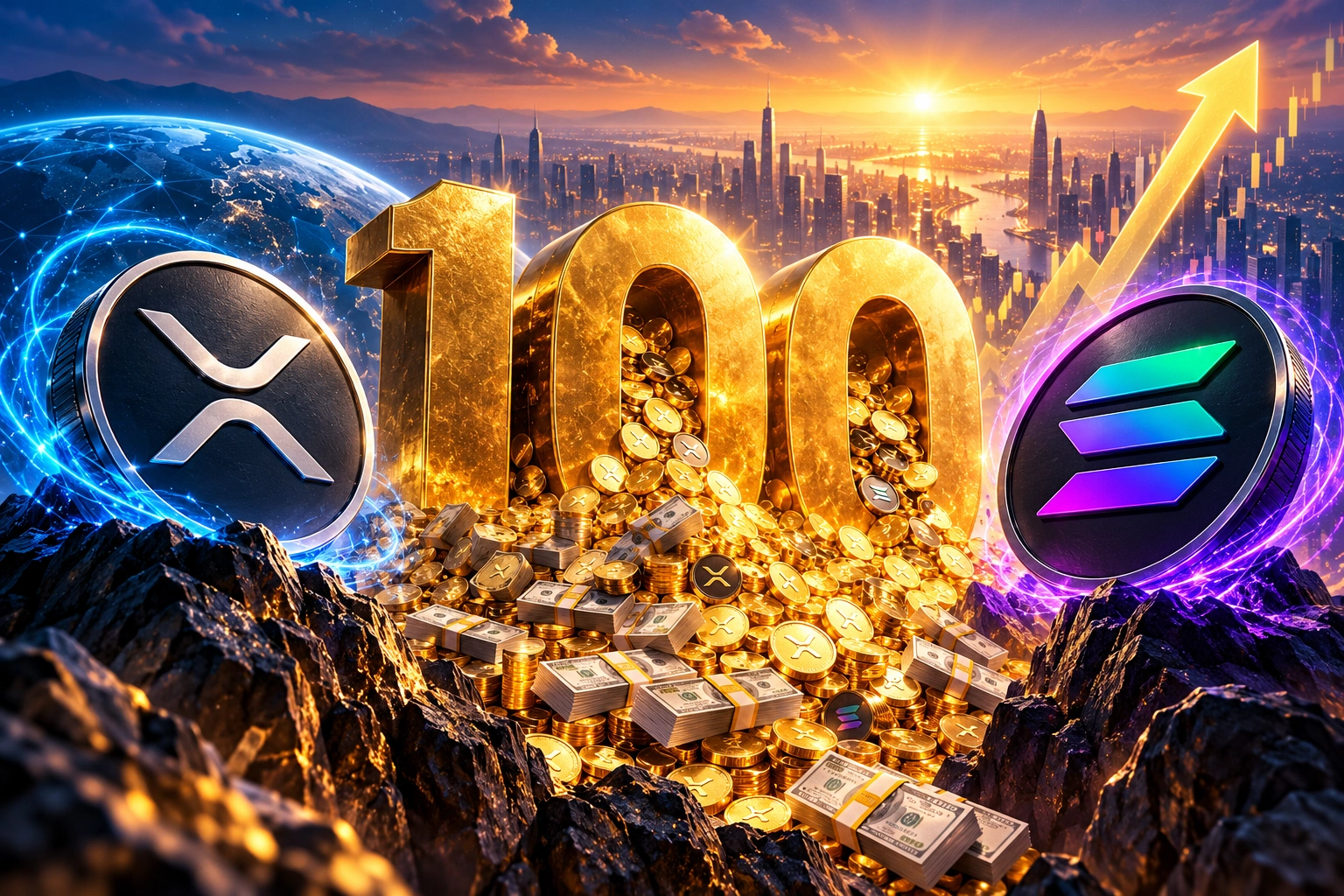 XRP ve Solana, 2027 yılına kadar 100 milyar dolar piyasa