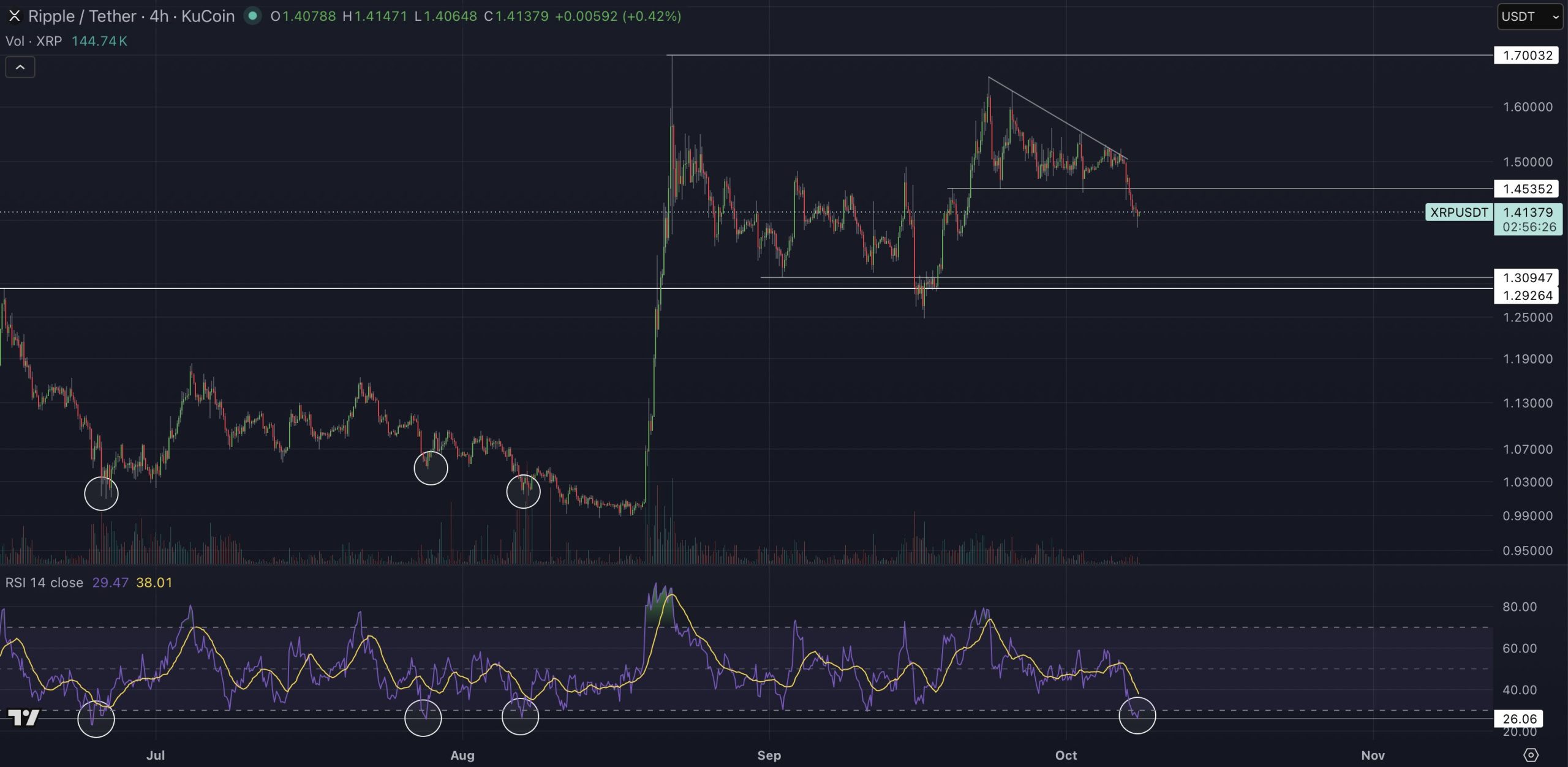 Analistin Paylaştığı XRP Grafiği