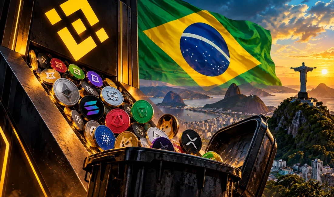 Binance 22 Altcoin İçin Delist Kararı Aldı: İşte Tam Liste ve Kritik Tarih Binance, Brezilya'daki kullanıcılar için 22 kripto paranın alım satım desteğini