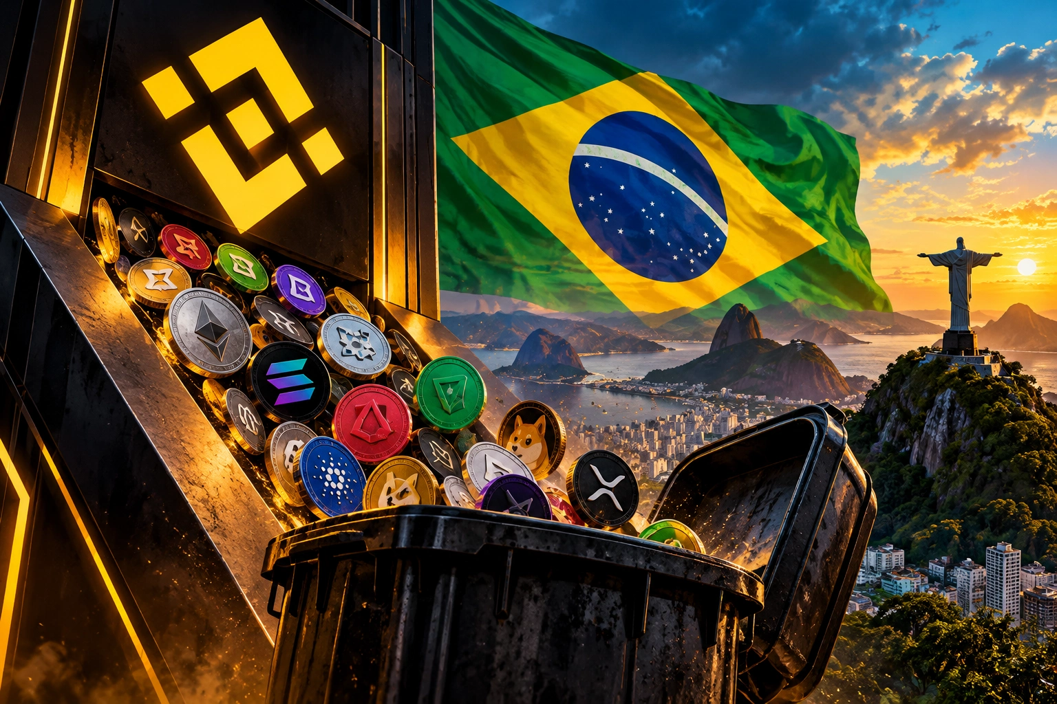 Binance, Brezilya'daki kullanıcılar için 22 kripto paranın alım satım desteğini