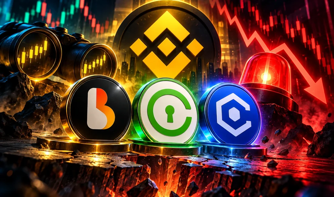 Binance 2 Altcoin Projesini Ateş Hattına Attı: Her An Delist Edilebilirler Binance, Biconomy (BICO) ve Civic (CVC) tokenlerini 9 Ekim 2026