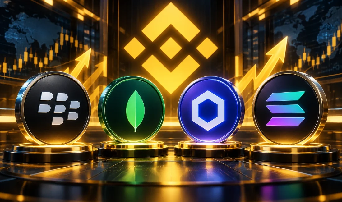 Binance 4 Yeni Varlığı İşleme Açıyor: BlackBerry ve MongoDB de Listede Binance, BlackBerry, MongoDB, Penguin Solutions ve ProShares Ultra VIX ETF'yi