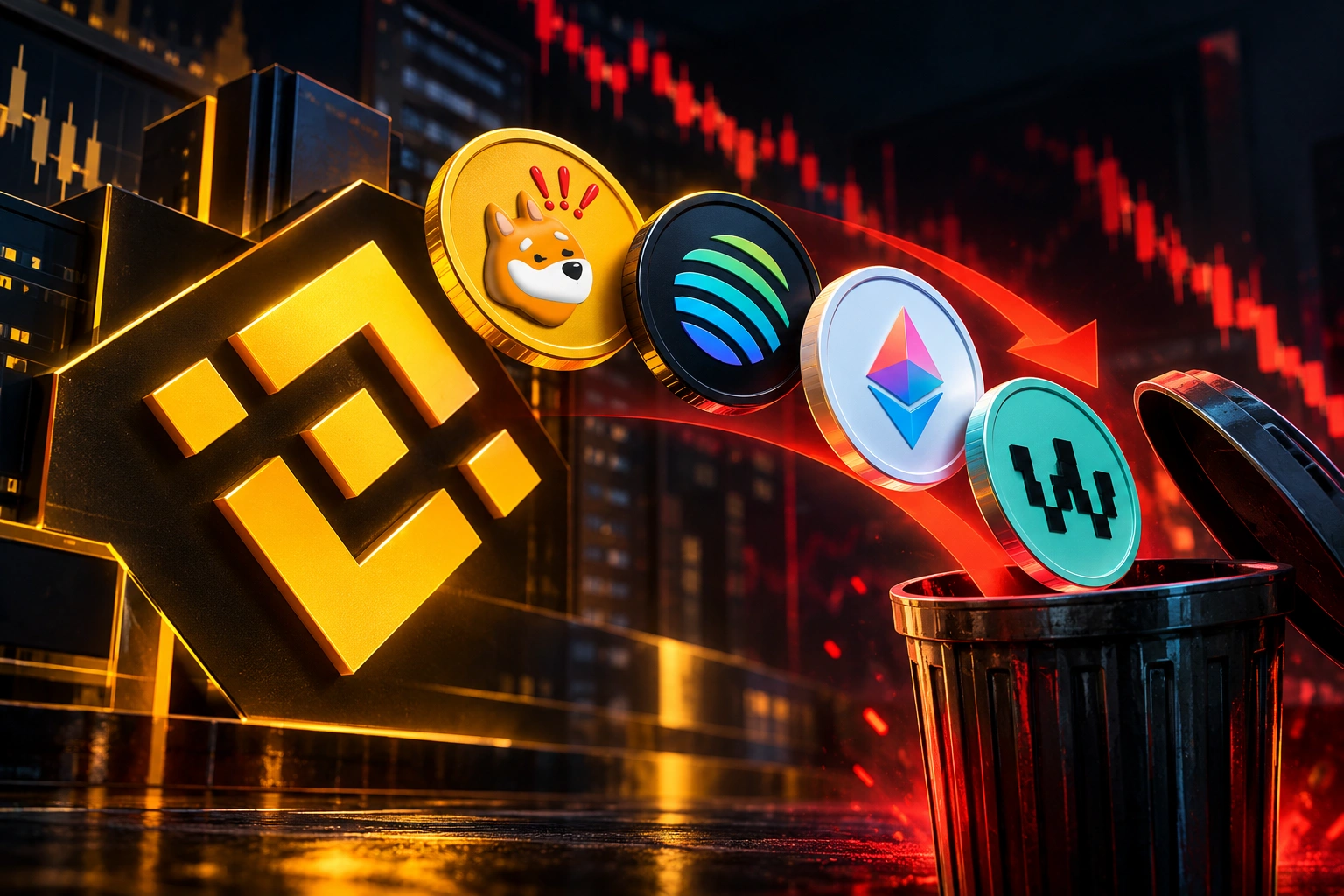 Binance, BONK, JUP, LDO ve WAL için dört spot işlem