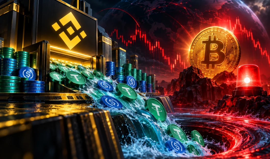 Binance'in stablecoin rezervleri 41,6 milyar dolarla bir yılın en düşük