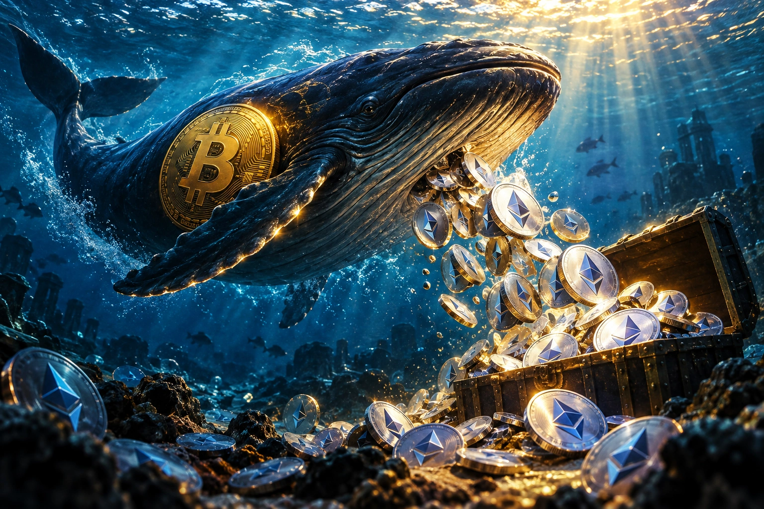 Bitcoin balinası üç gün içerisinde 89,5 milyon dolar değerinde BTC