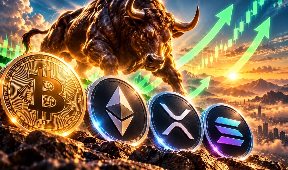 Analist Bitcoin, Ethereum, XRP ve Solana’da Boğa Piyasası Hedeflerini Açıkladı Kripto para analisti Ali Martinez, BTC, ETH, XRP ve SOL
