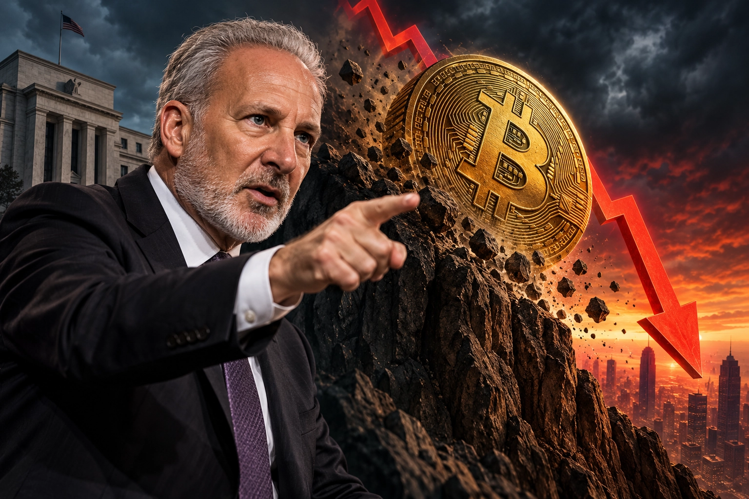 Bitcoin'in 80 bin doların altına gerilemesiyle Peter Schiff yeni bir