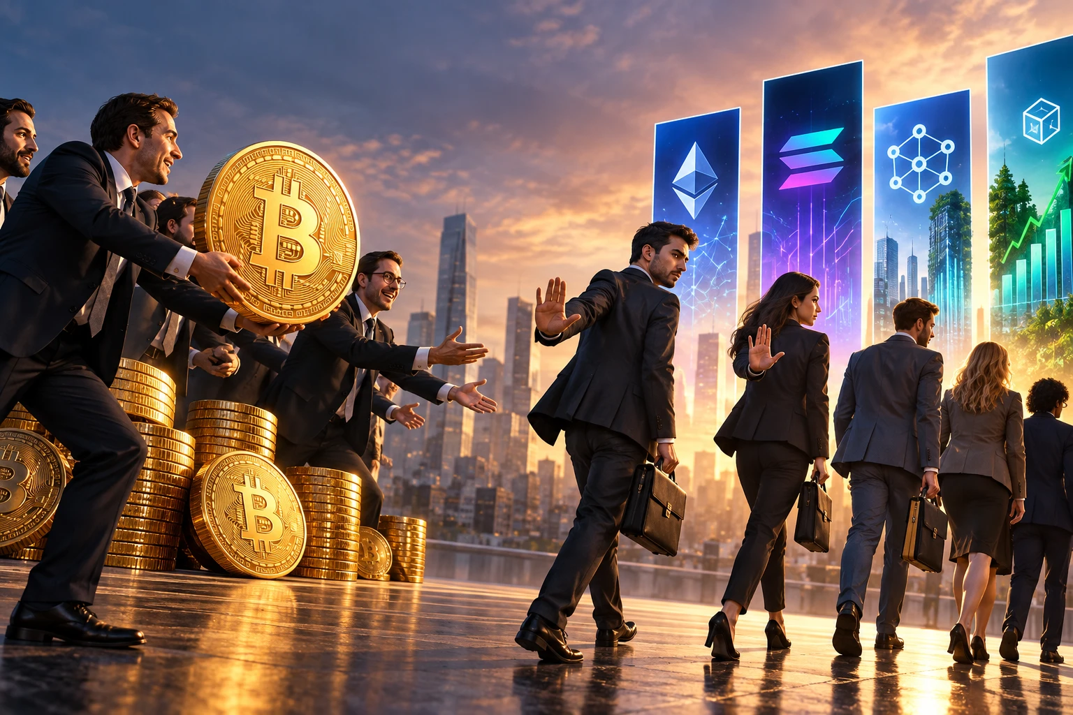 Bitcoin'e geleneksel finans aracılığıyla erişim kolaylaştıkça, kripto şirketleri yalnızca bu