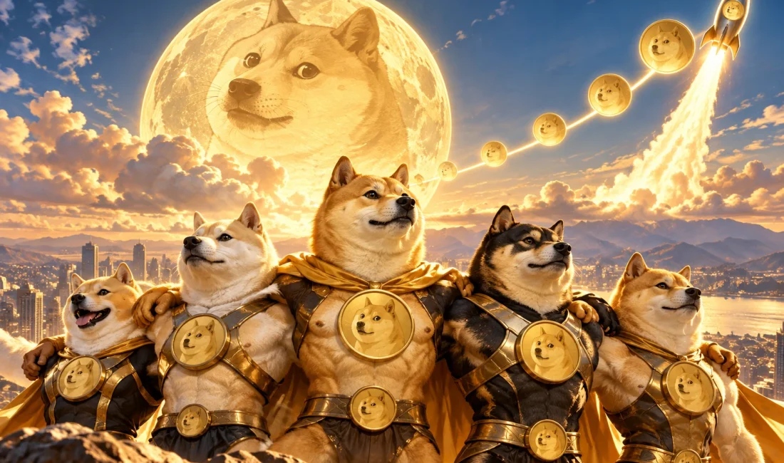 Dogecoin’de Dev Formasyon: Analist Aylık Kapanış İçin Bu Seviyeyi İşaret Etti Trader Tardigrade, Dogecoin’in aylık grafikte ters omuz-baş-omuz formasyonu oluşturduğunu belirtti.