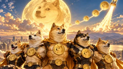 Trader Tardigrade, Dogecoin’in aylık grafikte ters omuz-baş-omuz formasyonu oluşturduğunu belirtti.