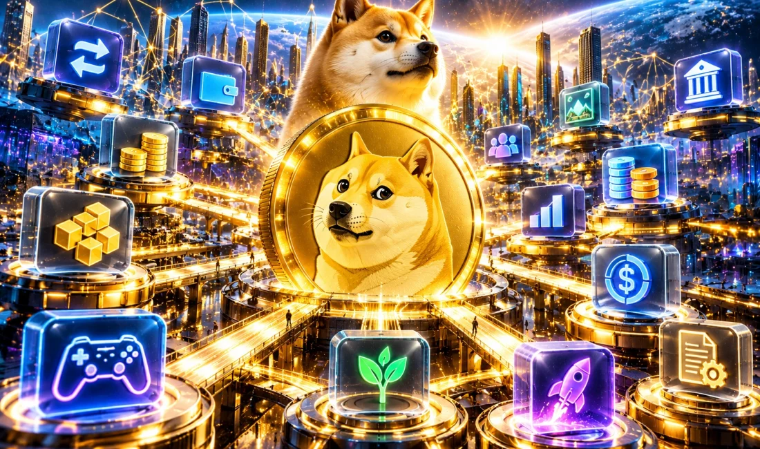 Dogecoin (DOGE) Üzerinde Proje Akını Başladı Dogecoin ekosistemi yalnızca ödeme ve memecoin kimliğinin ötesine geçmeye hazırlanıyor.
