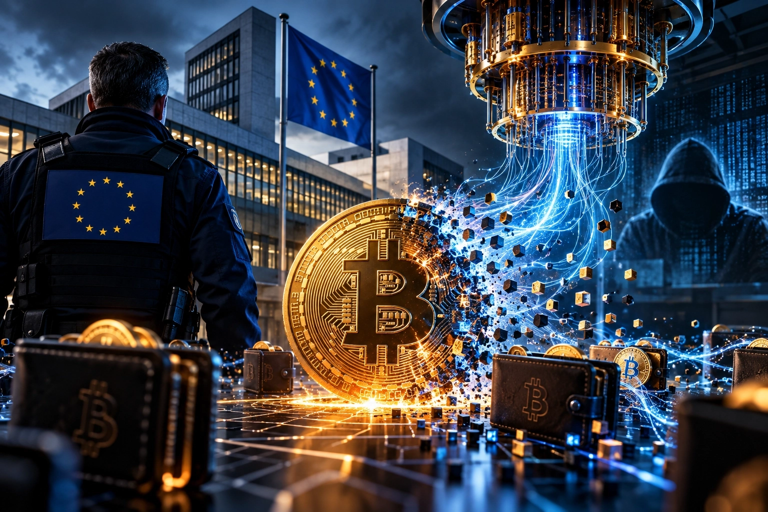 Europol, kuantum bilgisayarların kripto para piyasasına yönelik oluşturabileceği riskleri mercek