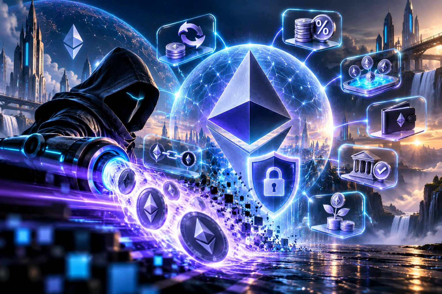 RAILGUN, Ethereum ağında gizli token transferleri, takas işlemleri, borç verme