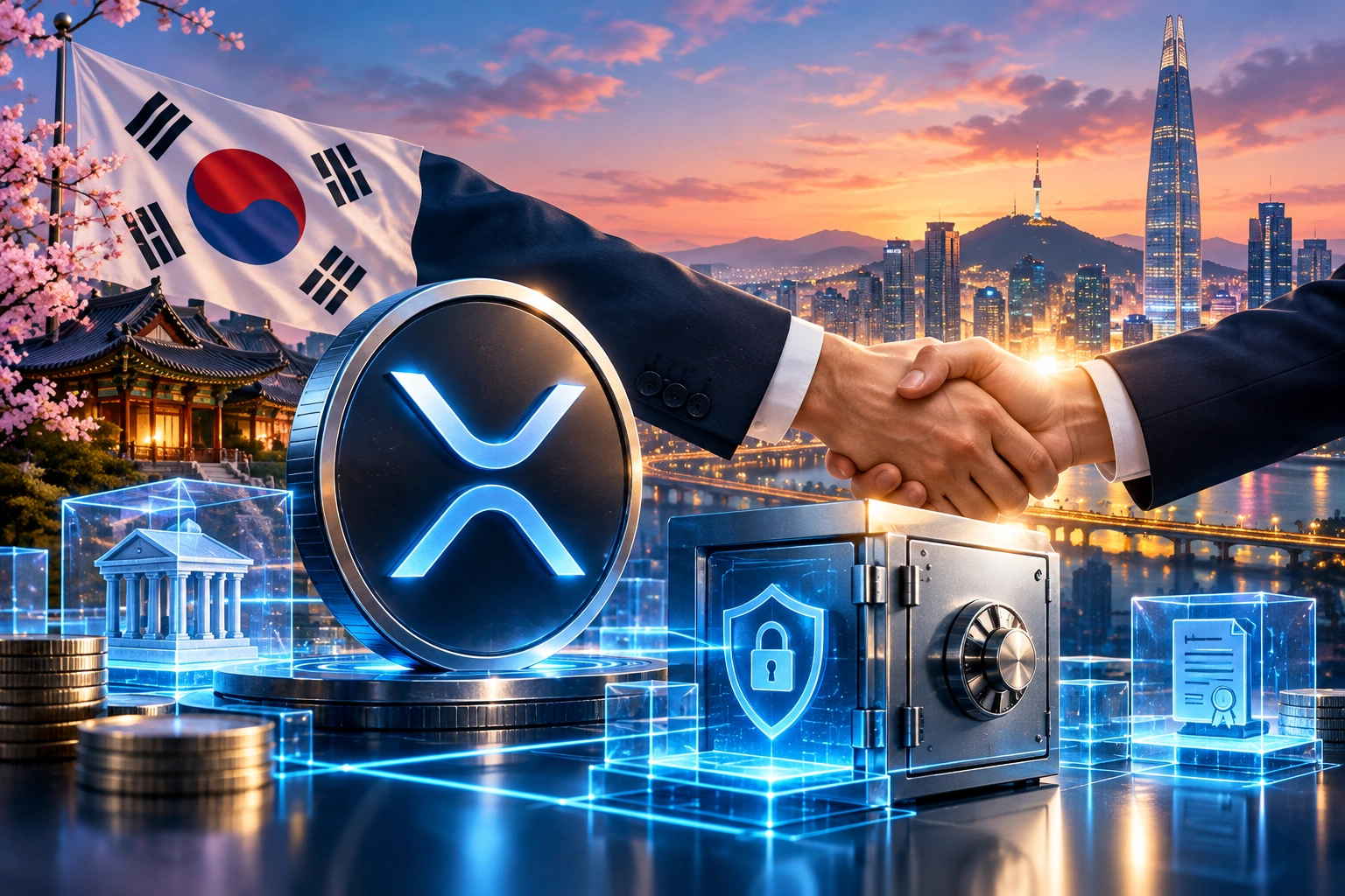 Ripple, Güney Koreli Meritz Securities ile kurumsal kripto varlık saklama
