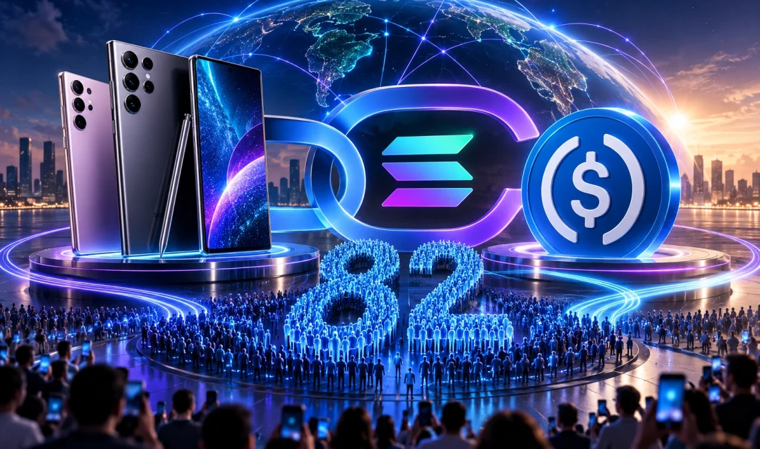 Samsung ve Solana’dan Dev Ortaklık: 82 Milyon Galaxy Cihazına USDC Geliyor Samsung ve Solana, stablecoin kullanımını milyonlarca mobil kullanıcıya ulaştırabilecek yeni