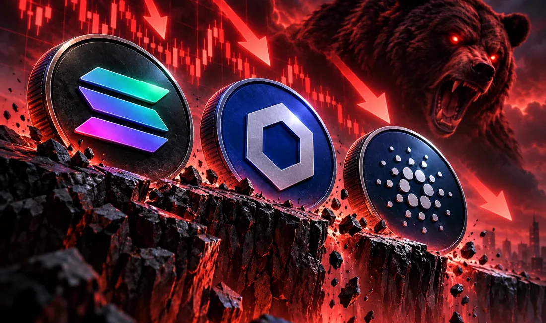 Solana, Chainlink ve Cardano İçin Düşüş Alarmı: Analist Kritik Seviyeleri Açıkladı Kripto para analisti Ali Martinez, 8 Ekim 2026 tarihinde yayımladığı