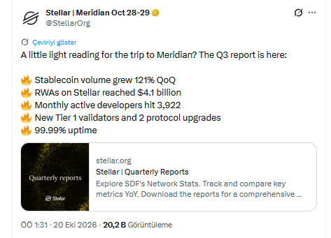 Stellar'ın X Paylaşımı