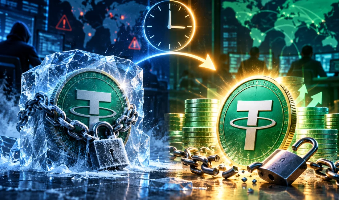 Tether, THORChain'e ait dört Tron cüzdanındaki yaklaşık 1,45 milyon USDT'yi