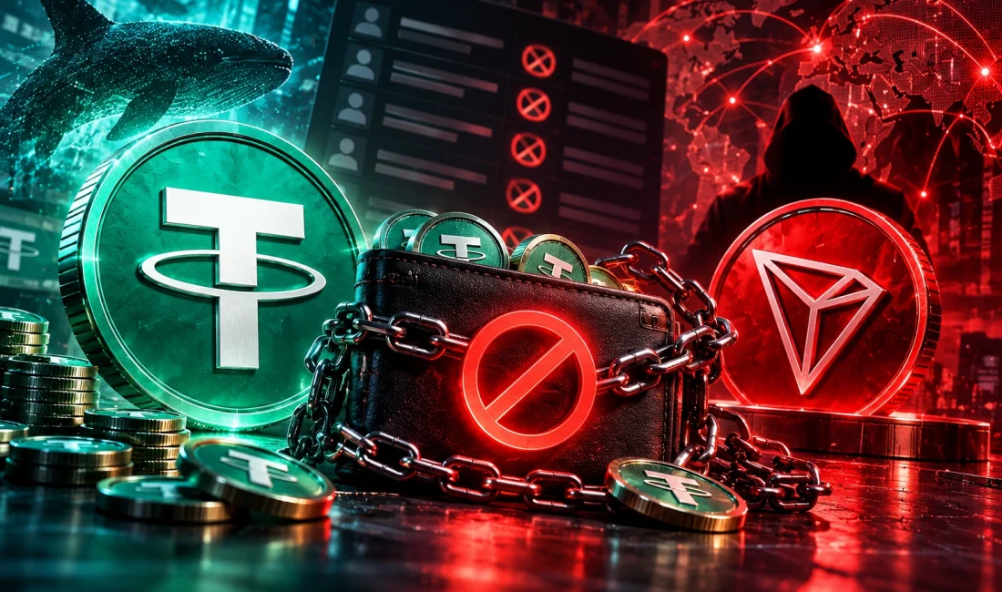 Tether, TRON Ağında 27 Milyon USDT Bulunan 33 Adresi Kara Listeye Aldı Tether, TRON ağında yaklaşık 27 milyon USDT bulunan 33 adresi