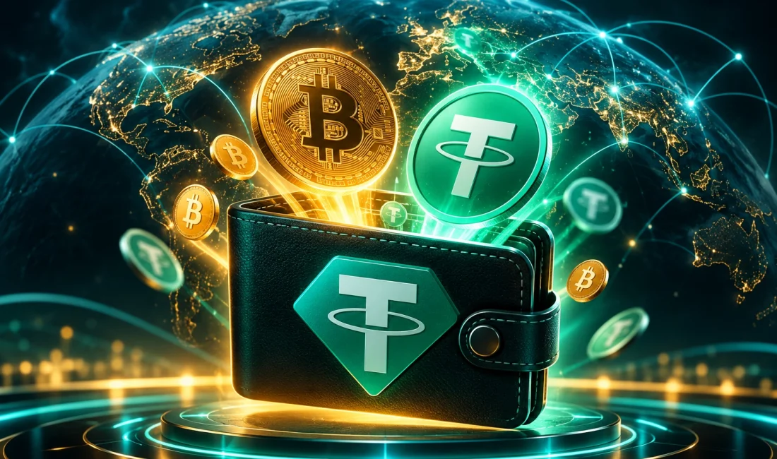 Tether, Bitcoin ve USDT işlemlerini kolaylaştıran Tether Wallet uygulamasını yeniden