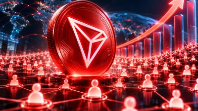 TRON ağında günlük aktif hesap sayısı yüzde 12,06 artarak 4,36