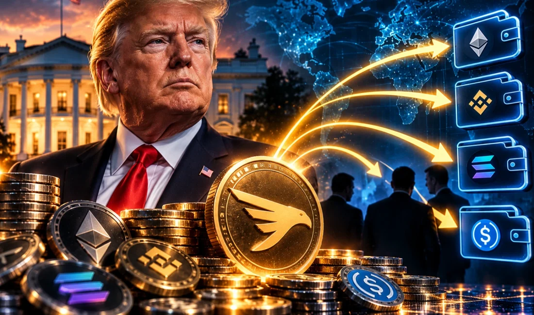 Donald Trump markasıyla bağlantılı Official Trump (TRUMP) token’ın ekip cüzdanlarından