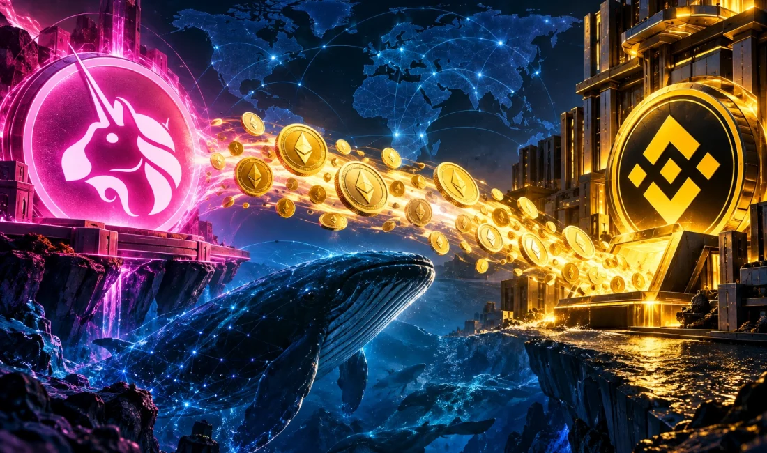 Kripto Para Balinasından Binance’e 13,18 Milyon Dolarlık Transfer: 2,93 Milyon Dolar Zararı Göze mi Aldı? Uniswap (UNI) balinası, 13,18 milyon dolar değerindeki token'larını Binance'e taşıdı.
