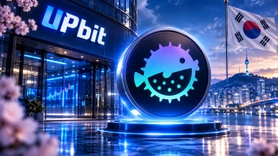 Upbit, altcoin Puffer (PUFFER) token'ını 15 Ekim 2026'da KRW piyasasında