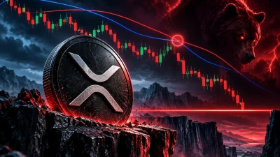 XRP'de Death Cross tamamlandı. 1,25 dolar desteği tehlikede. Satış baskısı