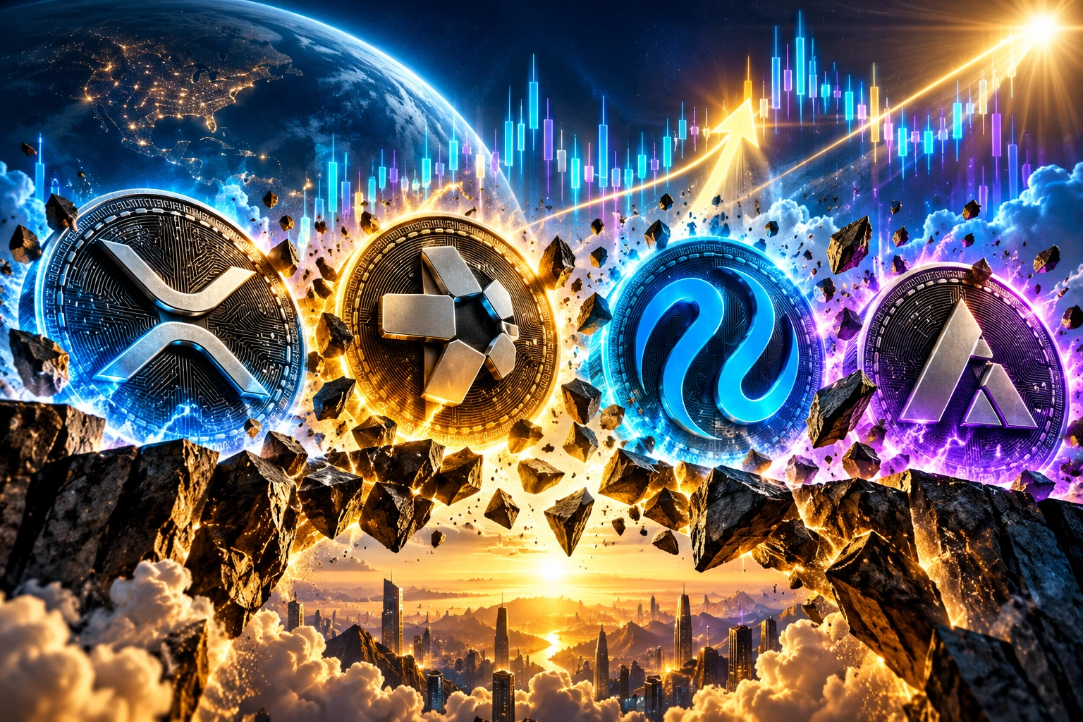 XRP, Quant (QNT) ve Injective (INJ) kritik direnç seviyelerine yaklaştı.